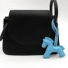 High-End All-Match Pu Leather Mini Pony Pendant For Women  Multi-Colored Pony Bag Accessories Car Pendant Birthday Gift
