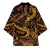 Fashion Anime Dragon Print Cardigan Kimono Harajuku Women Men Yukata Female Japanese Streetwear Traditional Cosplay Haori