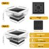 Xiaomi Solar Post Cap Lights Outdoor 2 Modes Deck Fence Post Lights Waterproof Solar Powered Lighting Outside Wooden Vinyl for Porch