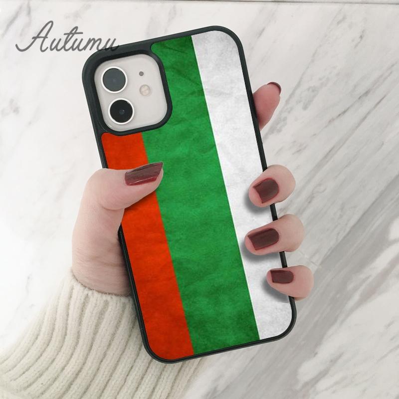 Чехол для телефона с национальным флагом Болгарии для iPhone 11, 12, 13, 14 Pro Max mini XR XS SE 2020 7 8 Plus, Samsung Galaxy S21 S22, чехол