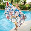 Doraemon Collage Beach Towel, Cute Multi Expression Cartoon Quick Dry Microfiber Swim Towel for Kids Adults Travel