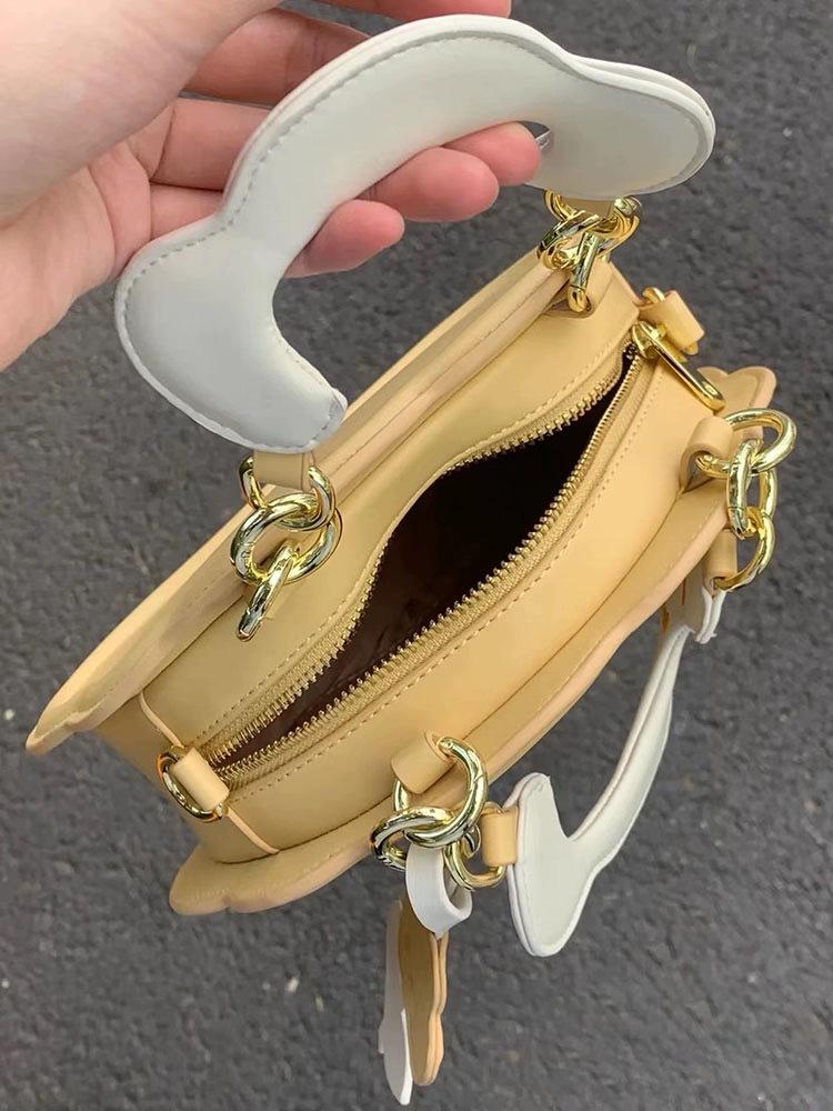 Нишевая милая кремовая сумка-облако через плечо 2025 - Простая и универсальная для женщин