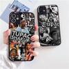 Рэпер 2Pac Певец Тупак Чехол Для iPhone X XS 11 12 13 14 15 16 pro MAX mini Чехол Для Телефона Матовый Ударопрочный