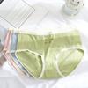 Underwear Made of Pure Cotton Mid Waist Breathable Solid Color High Elasticity Women's Triangle Panties