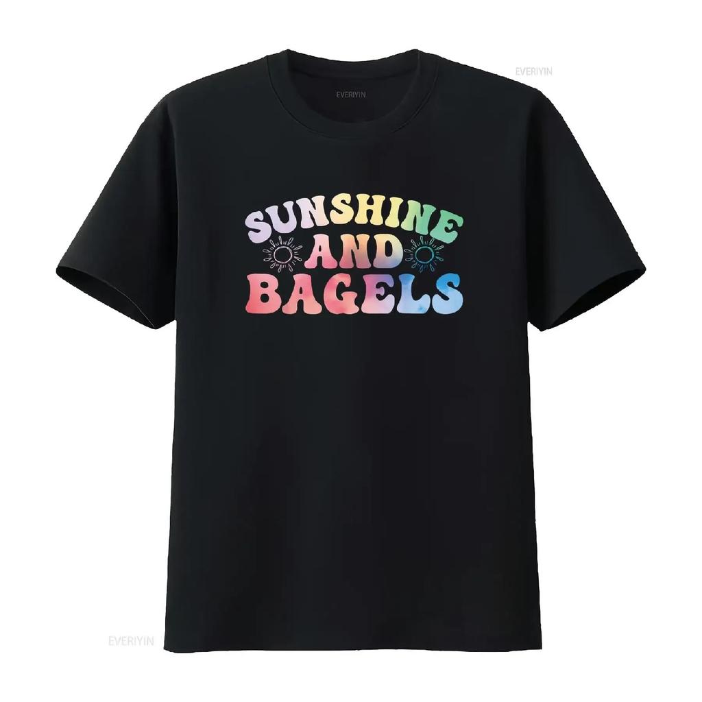 Spread Love as Thick Cream Cheese Funny Bagel Lover T Shirt vintage Washed Slightly homme Top For Everyday Wear Soft