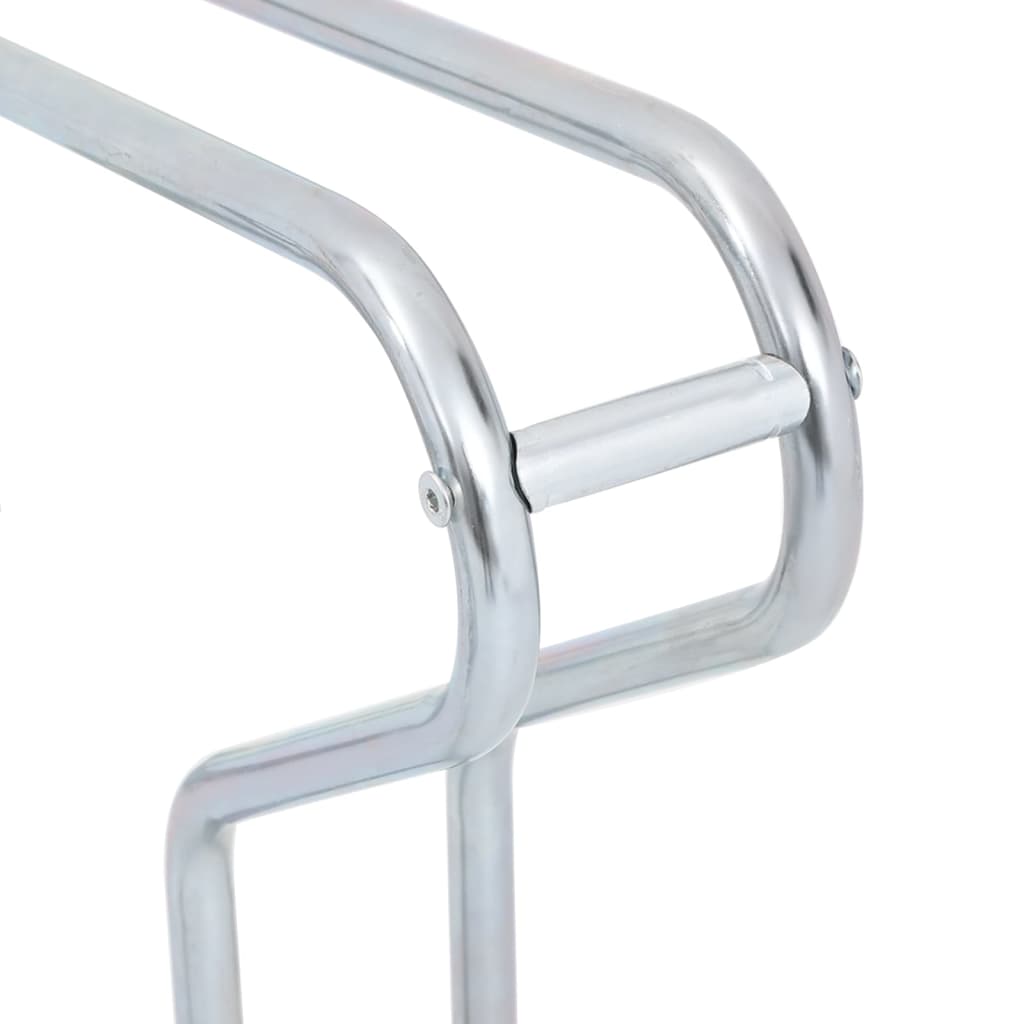 4 Bike Freestanding Bike Stand Galvanized Steel
