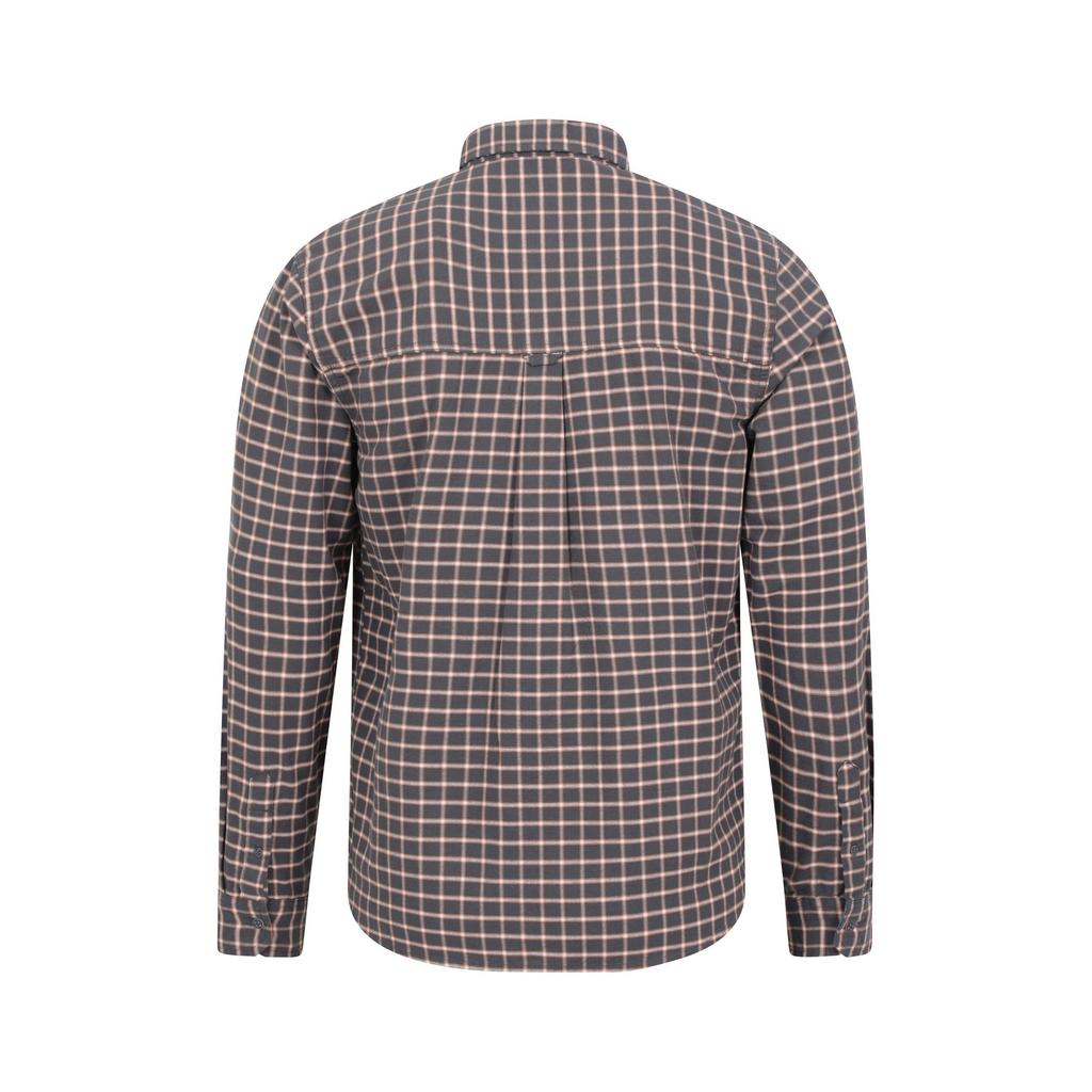 Mountain Warehouse Mens Driftwood Checked Organic Shirt