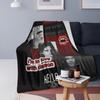 Damon Salvatore The Vampire Diaries Blankets Soft Warm Flannel Throw Blanket Bedspread for Living room Picnic Travel Home Couch
