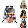 Стильный аниме рюкзак Наруто с прочной конструкцией и регулируемыми плечевыми лямками