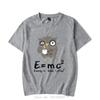 Summer T-shirt E MC2 Energy Milk Coffee Pattern Shirts Street Fashion Style Short-sleeve T-shirts Male Top Clothes Tees