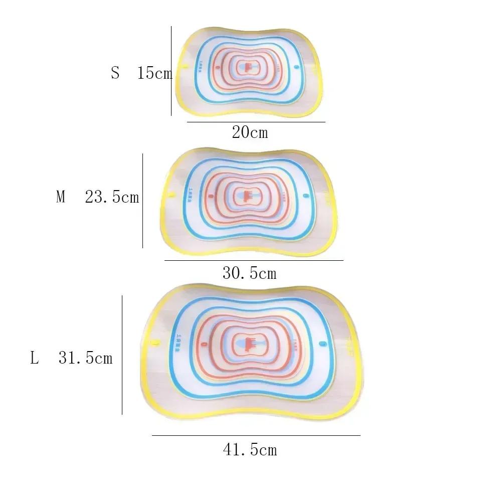 Гибкая прозрачная разделочная доска для кухни, разделочная доска из полипропилена, разделочная доска для овощей, мяса, кухонные аксессуары