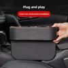 Multifunctional Car Leather Cup Holder PU Leather Gap Filler Storage Box  Truck Interior