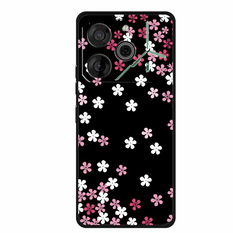 Черный силиконовый чехол для телефона Tecno Pova 6 Pro, противоударный, мягкий чехол-бампер для Tecno Pova 6 Pro, задняя крышка-чехол Pova6 Pro, мультяшный