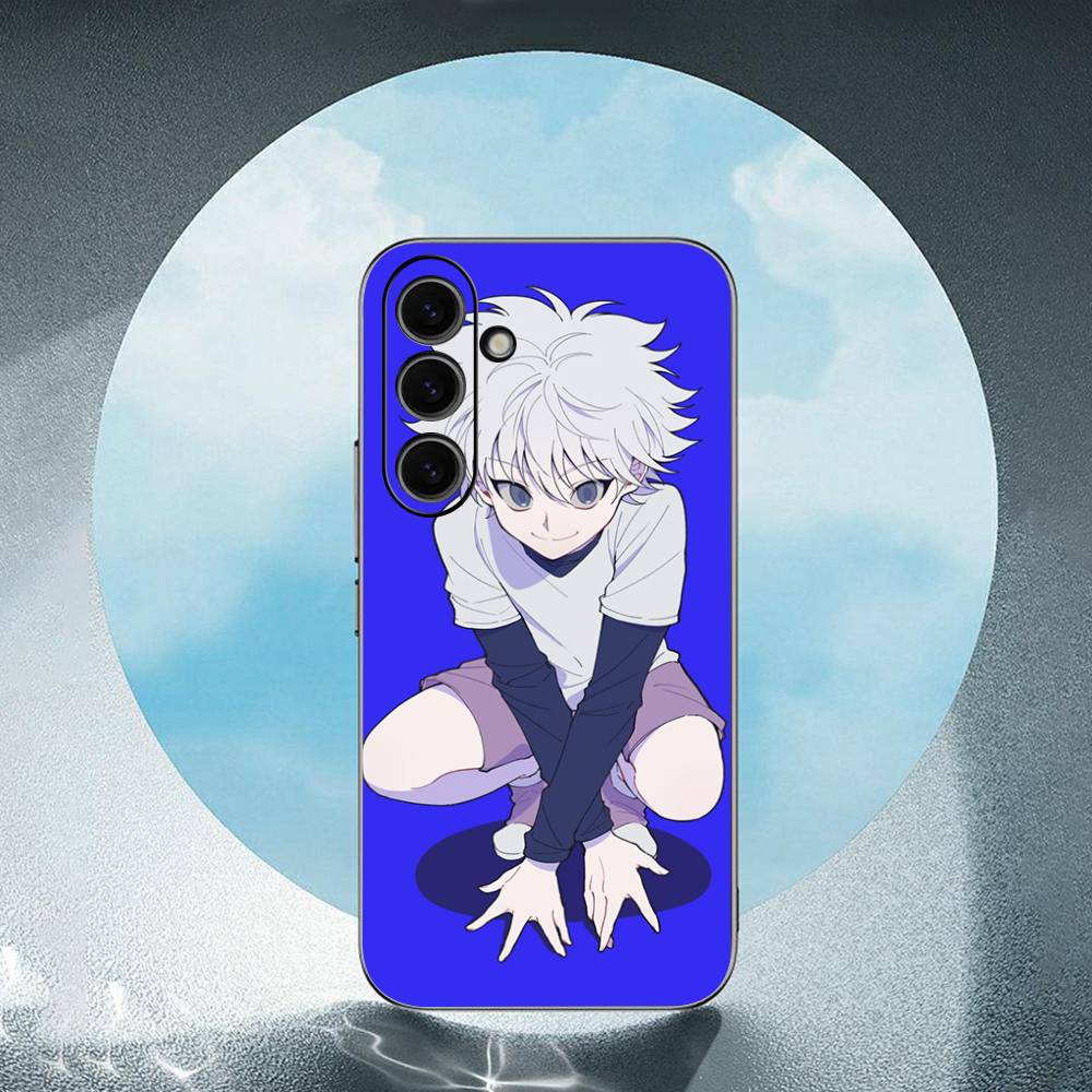 Аниме Hunter X Hunter Киллуа Золдик Для Samsung Galaxy S23 S24 S25 Ultra S22 Plus S21 Черный Мягкий Чехол Водонепроницаемый Мягкий Чехол