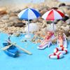 Micro-landscape Decorative ItemsSmall Boats Boat Sights Beach Chairs Sea View Decorative Items Assembly Decorative Item Accessories and Materials