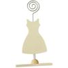 Photo Holder - DTM - Cut-out Dress - Wood - 1 Photo