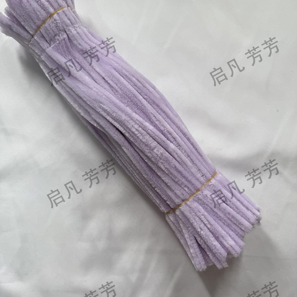 8mm Macaron Color Encrypted Twist Ties Chenille Stems for DIY Toys