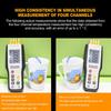 Thermocouple Thermometer 4 Channel K Type LCD Digital Thermometer Thermometer Tester with Storage Case Measuring Range Temperature Data Logger HT-9815