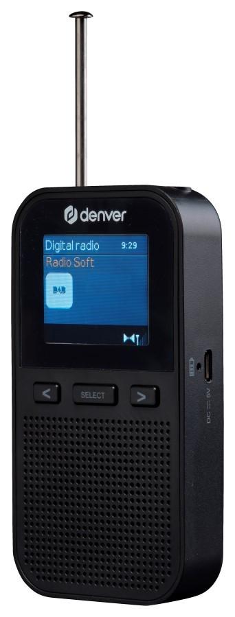 DENVER DAH-126 - Pocket Radio with DAB+ and FM Tuner, Denver