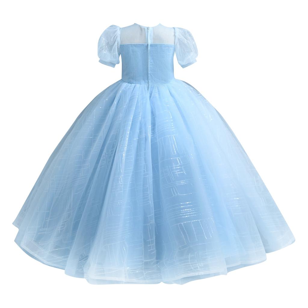 Children's Dresses, Stylish Princess Dresses, Sequined Skirts, Performance Costumes For Middle And Older Childrengirls Skirts