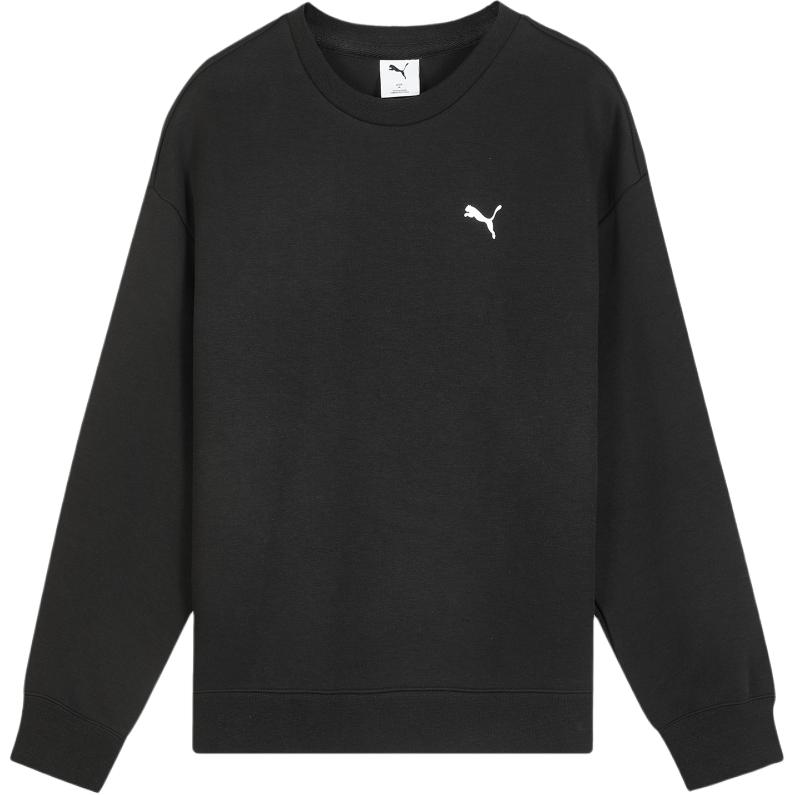 Puma Ess Logo Printed Pullover Crewneck Sweatshirt Women Sweatshirt 692902-01