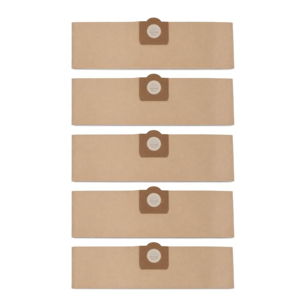 5PCS Non Woven Fabric Paper Robot Vacuum Dust Bag for Karcher WD3 MV3 6.959-130 Filter Replacement