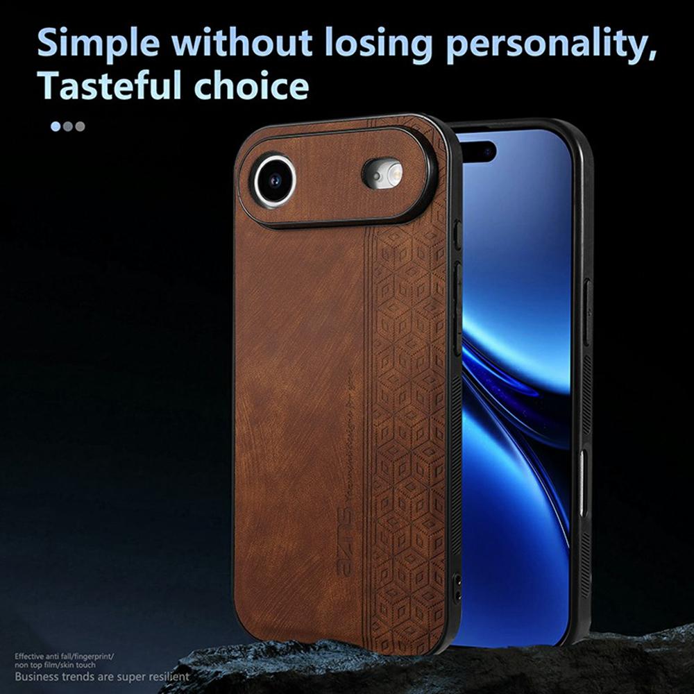 Для iPhone Air Чехол Защитный Чехол для телефона из ТПУ, покрытый искусственной кожей