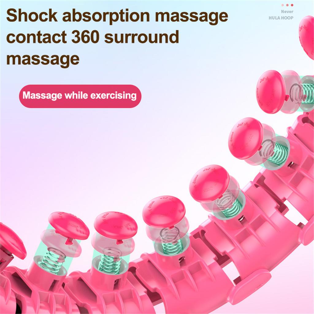 Интеллектуальный широкий фитнес-обруч с массажными выступами для детей