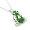 Tree Frog 925 Silver Necklace Necklace Frog Pendant Frog Frog [Satsuruno] Women's