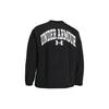 American Style Letter Print Crew Neck Training Sweatshirt Men Sweatshirt Black 1387996-001