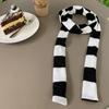 Dopamine Style Long Scarves Collocation Clothing Accessories Shawl Punk Y2K Striped Scarf  Outdoor