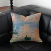Fresh Daisies Pillow Fresh Pastoral Cushion Cover Pillow Case Antidustmite Invisible zipper silky plush cushion