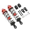 2Pcs RC Car Shock Absorber Aluminum Alloy Balancing Drive High Elasticity RC Front Shock Damper for ARRMA 1 7 1 8 Red