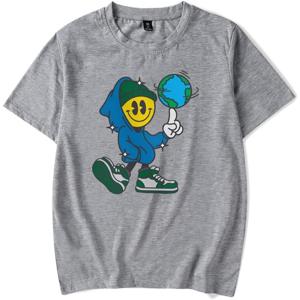 Connor Price Globe Guy Short Sleeve Merch Tee Women Unisex Crewneck Fashion Tshirt Unisex Tops