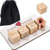 Date Night Dice Wooden Game For Couples With Printed Board Valentine Gift