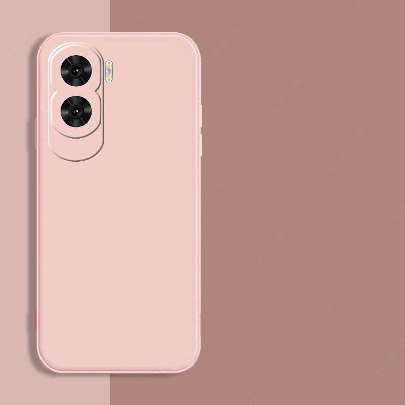 Для Honor 90 Lite 5G жидкий силиконовый чехол для Honor 90 Lite чехол Funda Shell Coque мягкий TPU телефон бампер для Honor 90 Lite