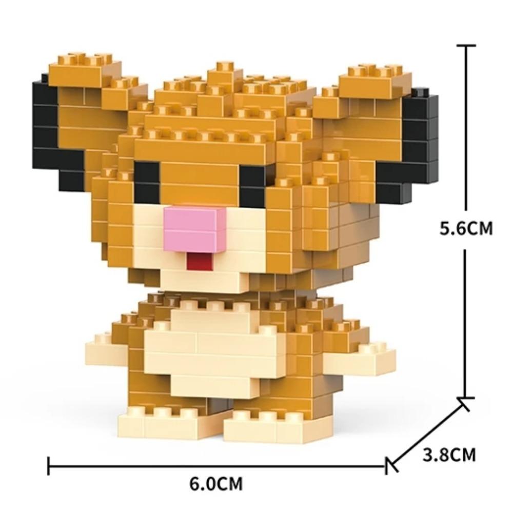 Дисней Аниме Принцесса Строительные блоки Стич Микки Маус мини Фигурки игрушки-экшн Блоки Игрушки Кирпичики Сборные игрушки Детские подарки