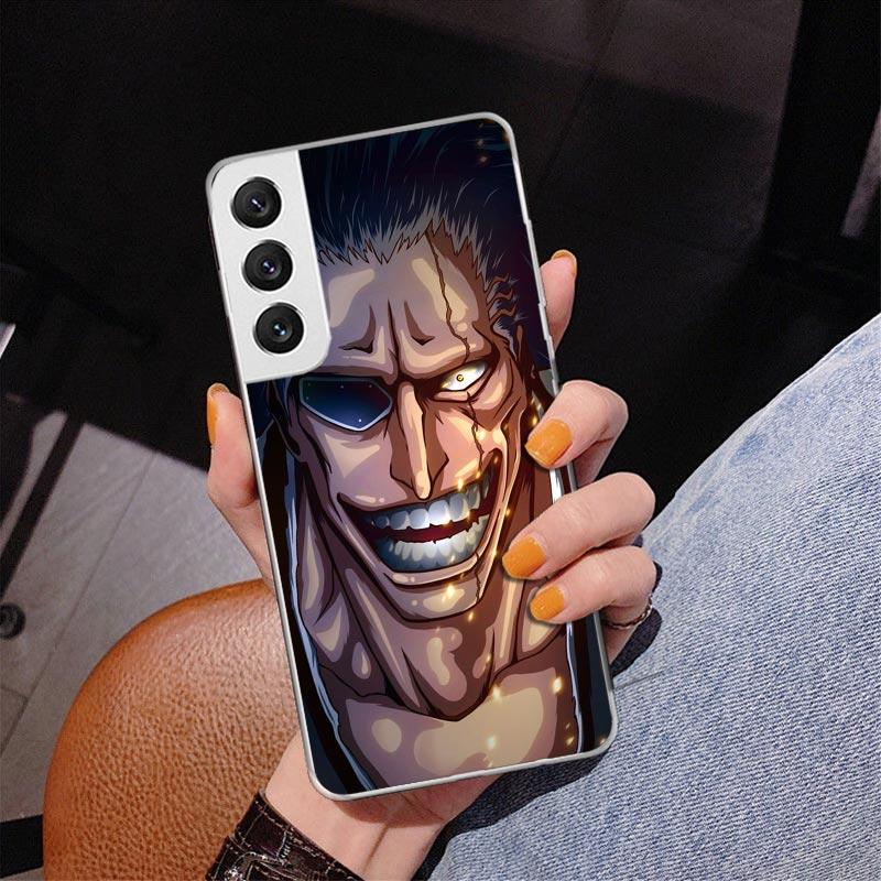 Чехол для телефона Bleach Кенпачи Зараки для Samsung Galaxy S24 S25 Edge S26 Ultra S23 S22 S21 Plus S20 FE + Персонализированный чехол с принтом G