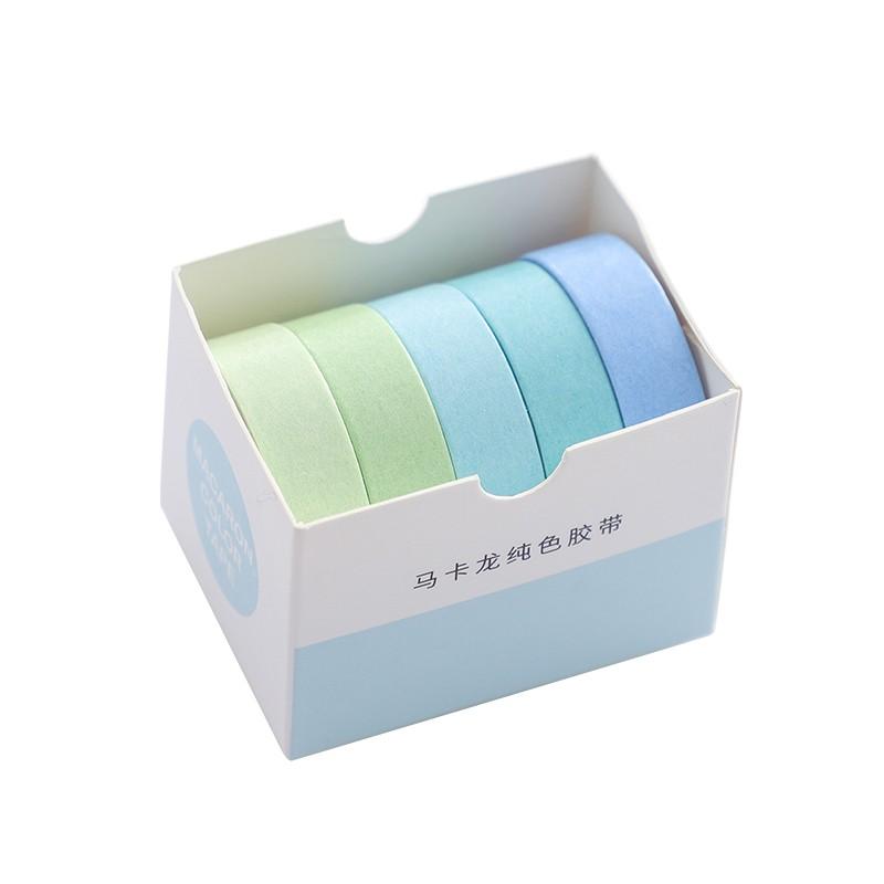 Card Lover 5 рулонов базовой серии Журнал Цветная лента Васи Скрапбукинг Моранди Цветная маскировочная лента Материал для журналов