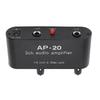 2 Channel Sound Amplifier Balanced 1/4 Inch 6.35mm Gain Independent Adjustment Stereo Sound Amplifie