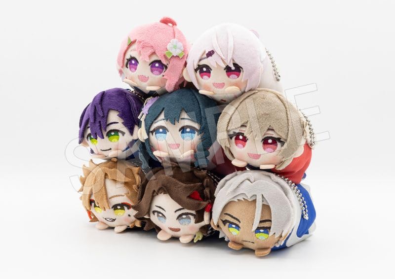 Chugai Mining Nijisanji Mochikororin Plush 1 Approximately 80mm Made of Polyester Mascot, Box, Long,