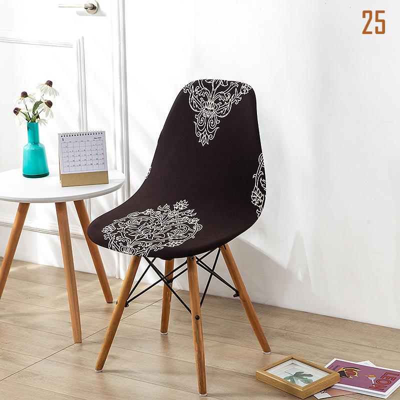 1 шт банкетный чехол для стула в виде ракушки безрукий чехол для стула съемный моющийся домашний отель