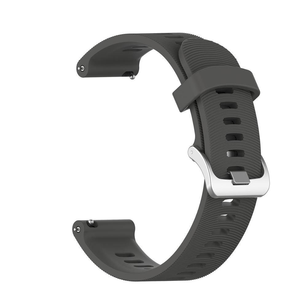 Wrist Strap For Garmin Forerunner 245/245M Official Button Silicone Band for Garmin 645 645 Music Approach S40 watch Bracelet