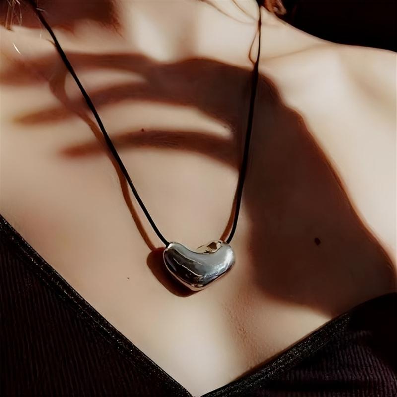 Регулируемое кожаное ожерелье из веревки с подвеской в виде завитка для модных мужчин и женщин, универсальный модный аксессуар