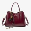 Red bag 2025 new light luxury versatile mother wedding bag practical messenger handbag mother-in-law wedding bag