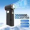 Мощный 350000 об/мин Бесщеточный двигатель-воздуходувка с подсветкой и экранным дисплеем Сильный ветер 53 м/с Ручной канальный вентилятор Инструмент для чистки