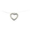 [P7639] - Silver White 'Love' Designer Necklace - 10x9 Mm