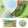 Crafts Home Decoration Handmade Cloth Threads Tools Cross Stitch Embroidery Kit DIY Starter Suits