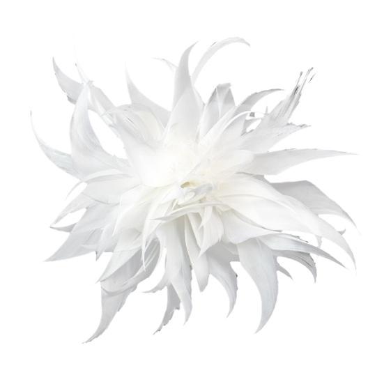 Cloth Feather Flower Brooch Decorative Clothing Pin Suit Lapel Shawl Scarf Badge Women Wedding Party Accessories
