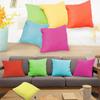 Color Cushion Solid Cover Pillow Case Cotton Blend 40x40 45x45 50x50 Color 12